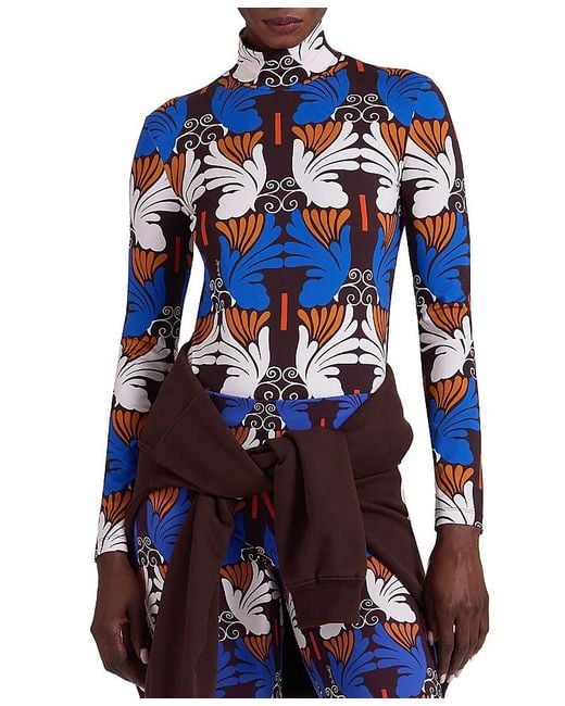 LaDoubleJ Blue Turtleneck Top