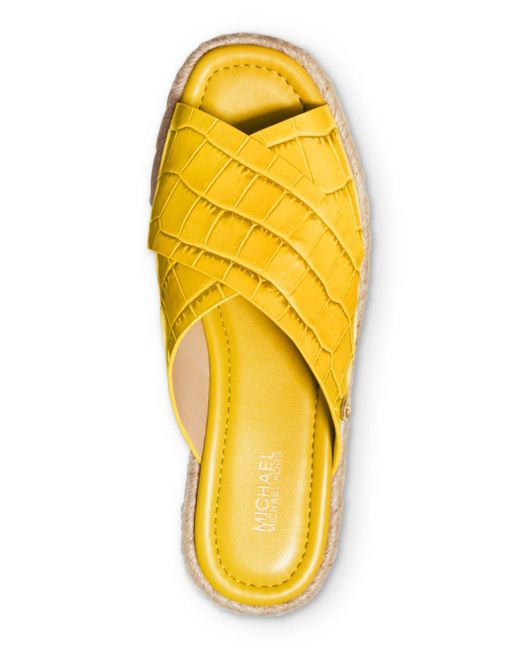 michael kors slides green