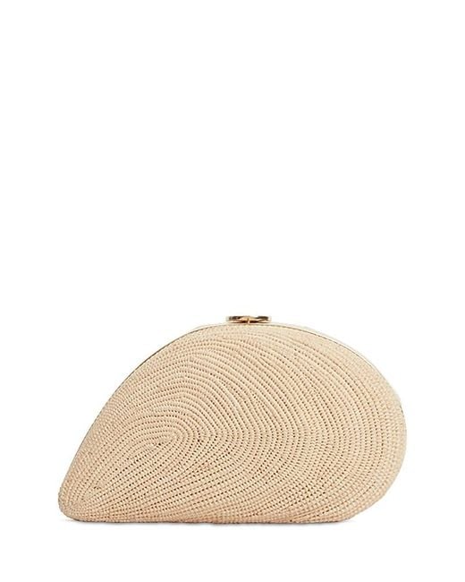 Jonathan Simkhai Natural Bridget Oyster Shell Clutch
