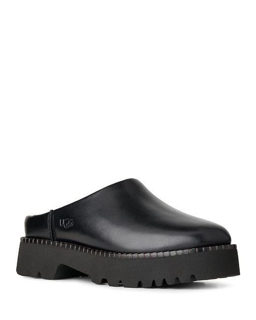 Ugg Black Uptowner Shearling Mules