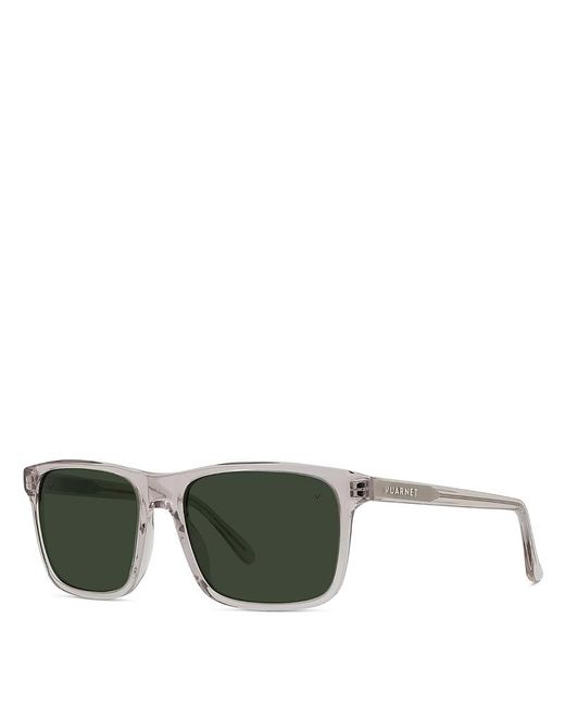 Vuarnet Green Belvedere Rectangular Sunglasses, 57Mm