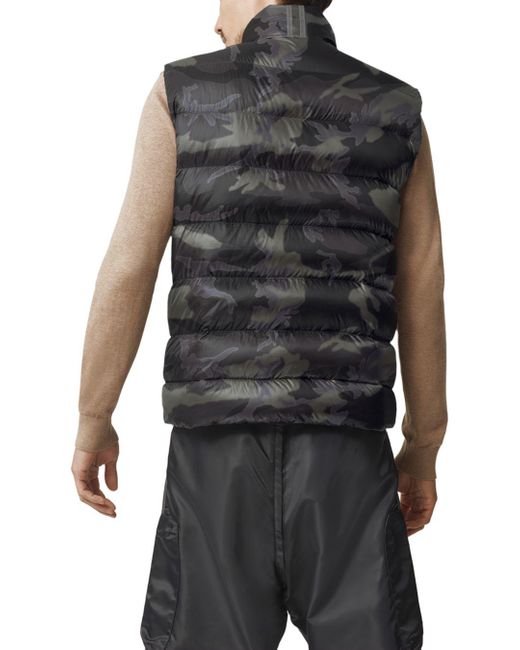 Canada Goose Crofton Nylon Quilted Down Vest in Black for Men Lyst
