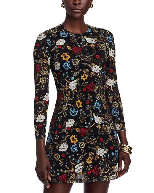 princess polly baby blue dress Alice And Olivia Alice + Olivia Ari Floral Maxi Dress In Black Polyester main image 0