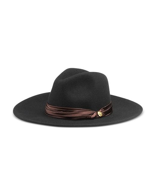 Rag & Bone Black Clara Wool Fedora