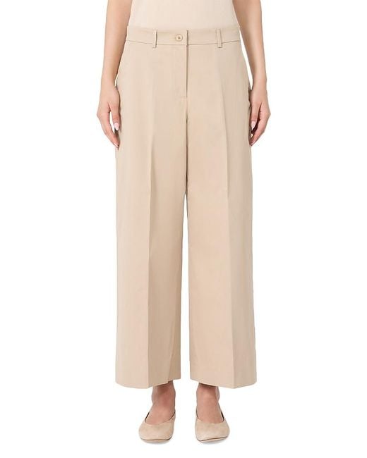 Weekend by Maxmara Natural Urial Cropped Trousers