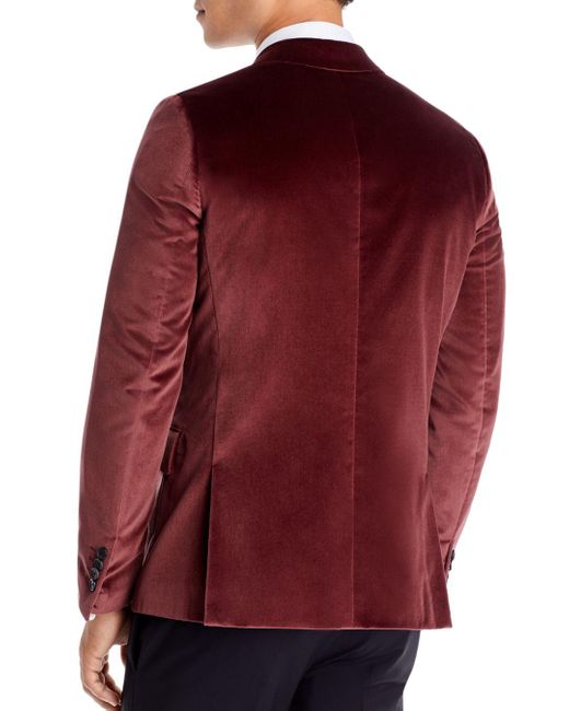 Paul Smith Velvet Extra Slim Fit Dinner Jacket in Purple for Men | Lyst