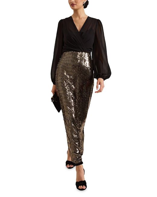 phase eight sequin maxi dress Haven Blue Sequin Maxi Dress