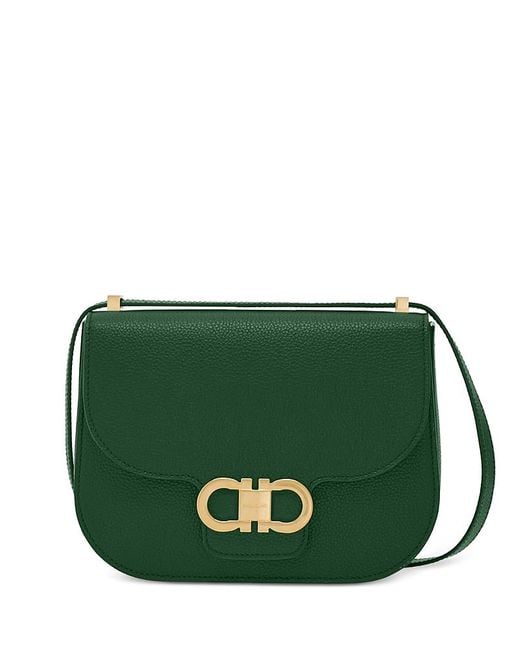【FERRAGAMO】Mini Double Gancini Shoulder Bag/全国送料込み Ferragamo Double Gancini mini bag for Women - Black in Qatar