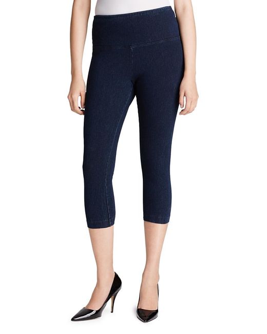 Lyssé Blue Denim Capris