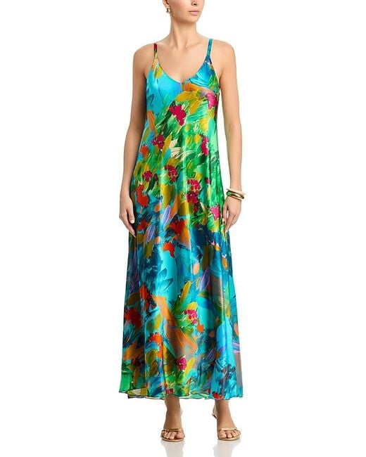 johnny was green dress Buy Natalia Silk Midi Dress