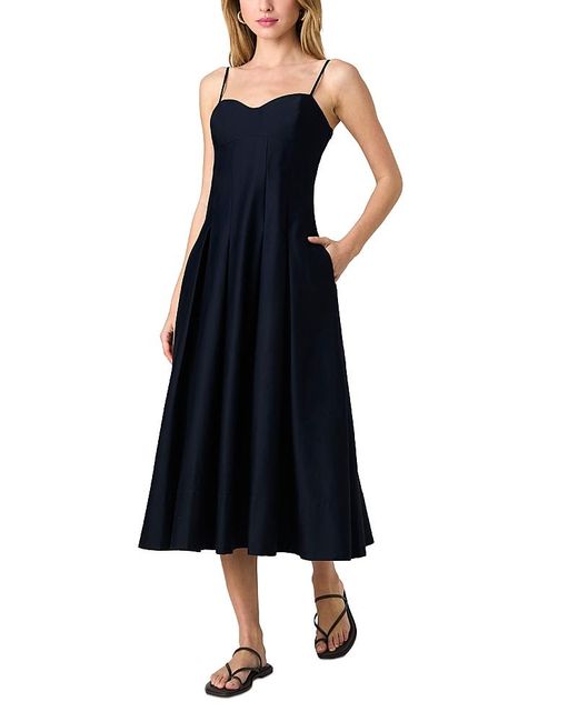 erdem blue dress Whisper Collar Mini Dress – 310 Rosemont main image 0