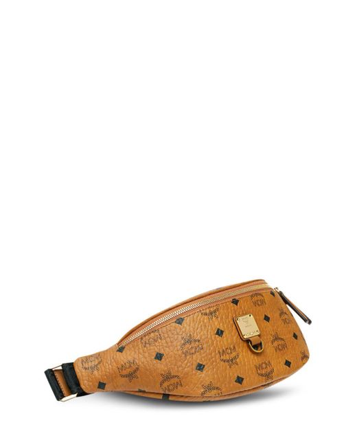 MCM Fursten Visetos Small Belt Bag in Cognac (Brown) Lyst
