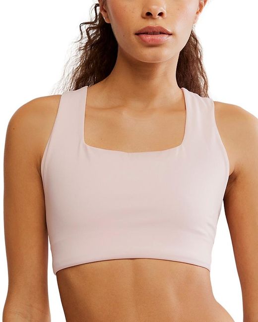 Free People Brown Win Win Sports Bra