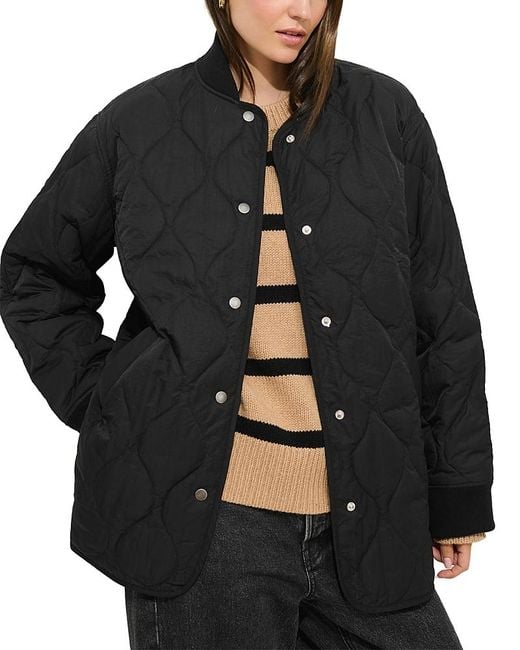 Alex Mill Black Wembley Quilted Jacket