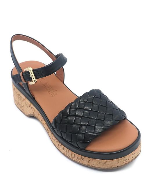 Gentle Souls Blue Dorris Sandals