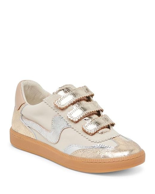 Dolce Vita White Notice Low Top Sneakers