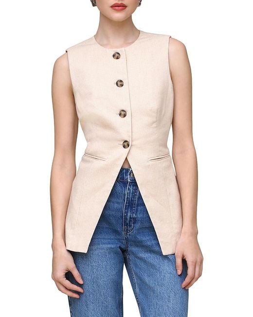 Bagatelle Blue Longline Vest