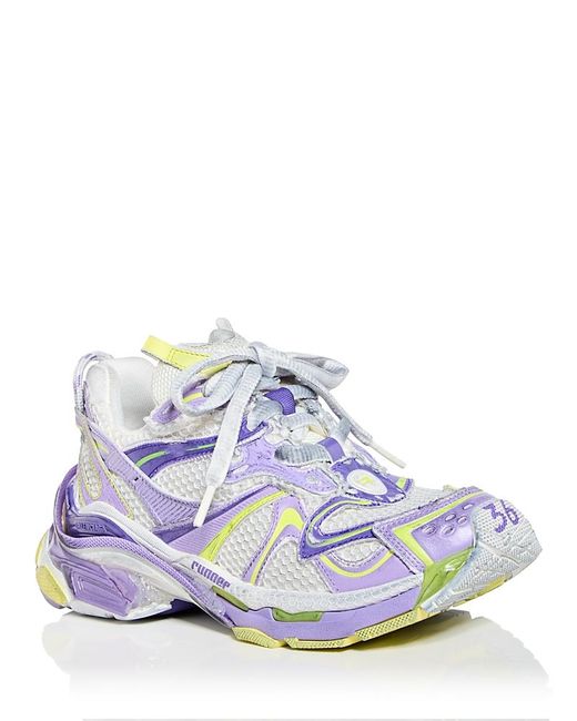 Balenciaga White Runner Low Top Sneakers