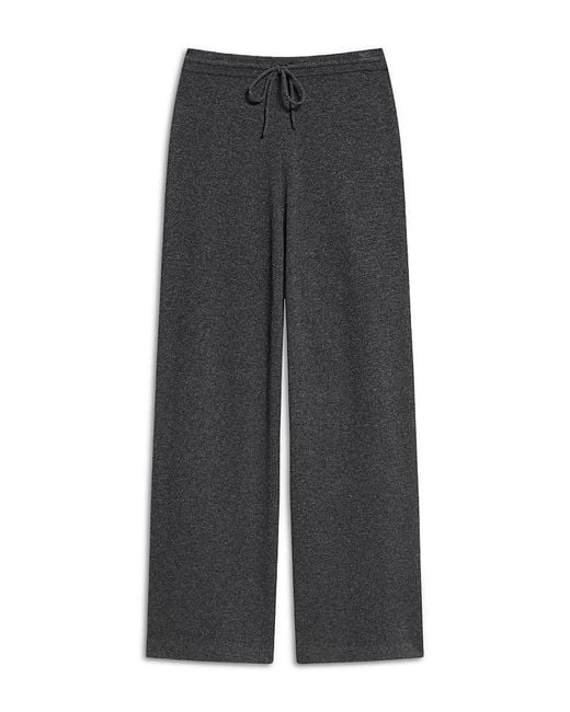 Theory Gray Cashmere Drawstring Pants