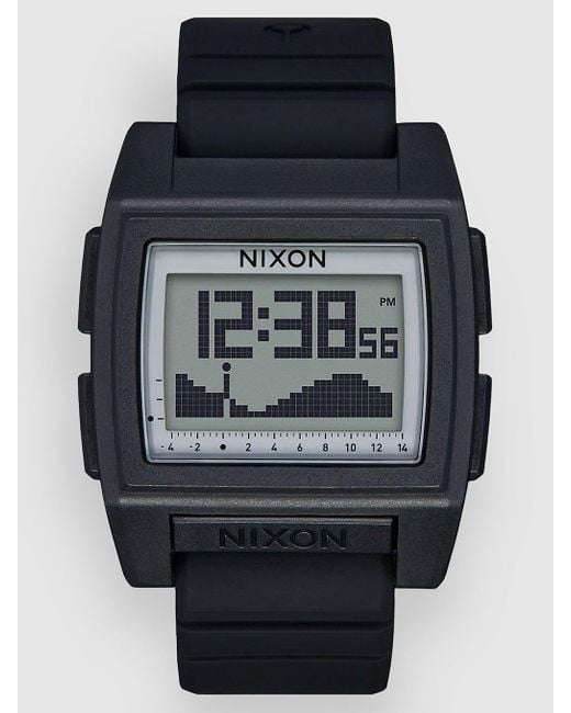 The base tide pro reloj negro Nixon de color Gray