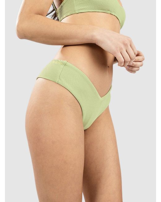 Tanlines fiji bikini bottom verde Billabong de color Natural