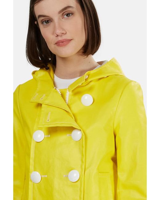 hooded rain slicker
