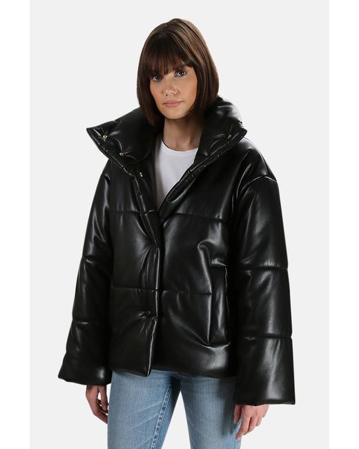 nanushka leather jacket