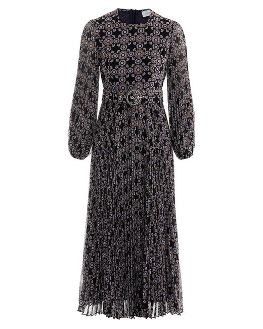 zimmermann sunray long sleeve midi