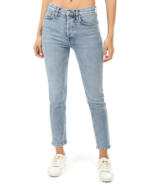 redone originals high rise ankle crop