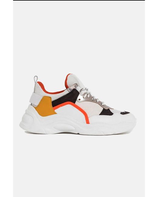 IRO Suede Curverunner Shoes in Orange - Lyst