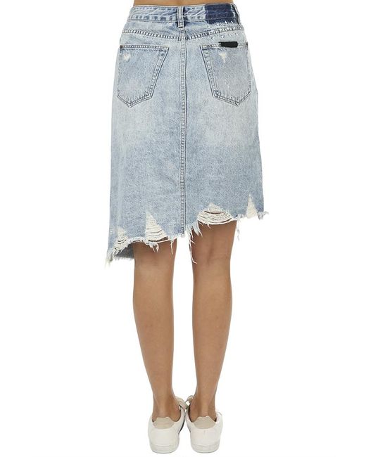 ksubi rap midi skirt