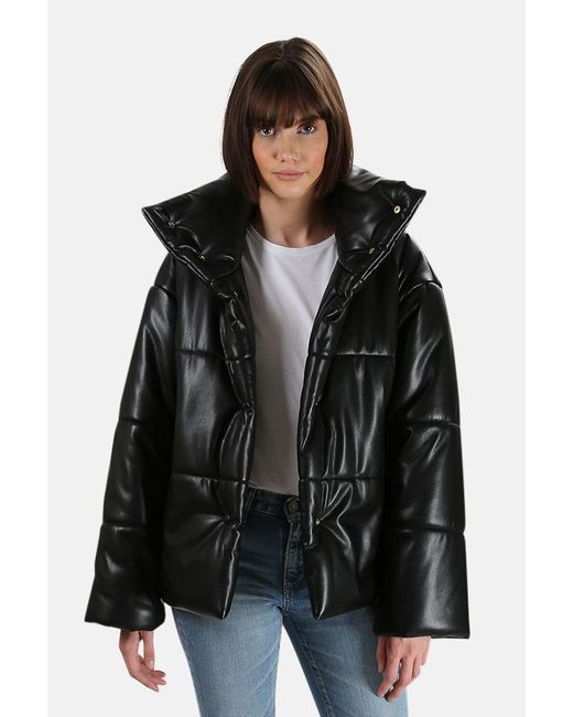 nanushka hide puffer jacket