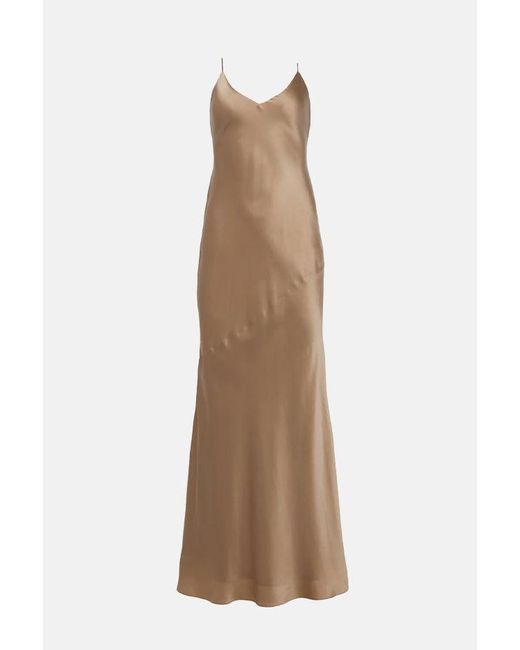 L'Agence Silk Serita Dress Cappuccino 