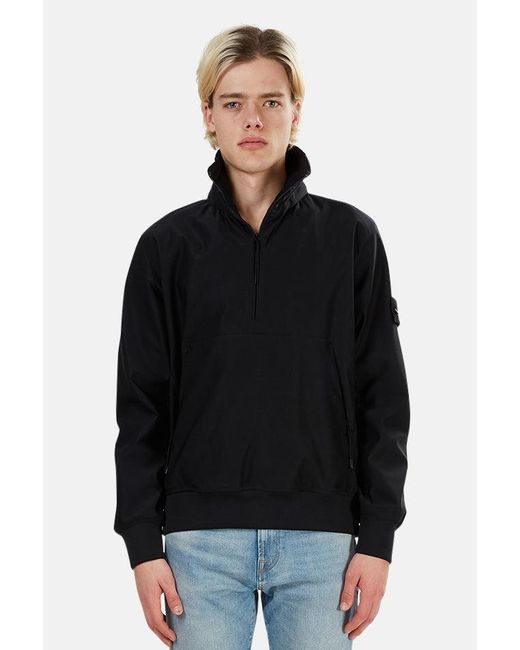 Stone Island Synthetic Ghost Piece Nylon 3/4 Zip Pullover in Black for Men  | Lyst