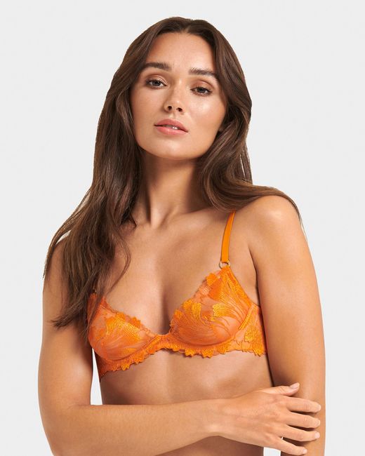 Bluebella Orange Colette Bra Peel