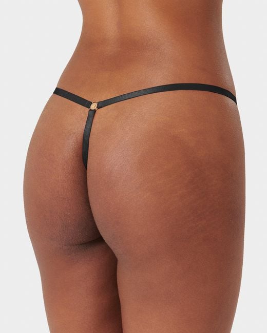 Bluebella White Tali Mesh Thong