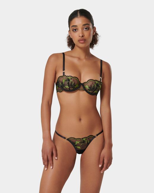 Bluebella Coppelia Eco Bra Black/tender Shoots