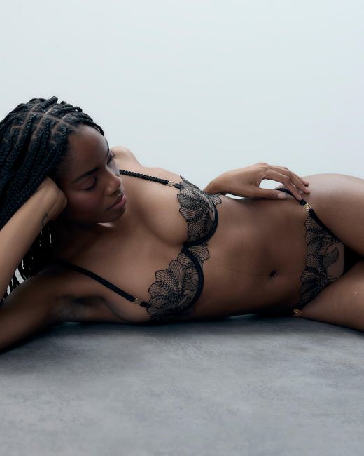 Bluebella Gray Sadiya Embroidered Sheer Bra