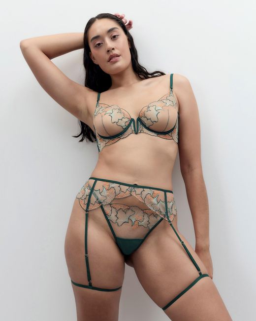 Bluebella Metallic Gianna Sheer String Thong