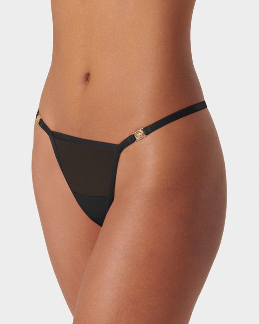 Bluebella White Tali Mesh Thong