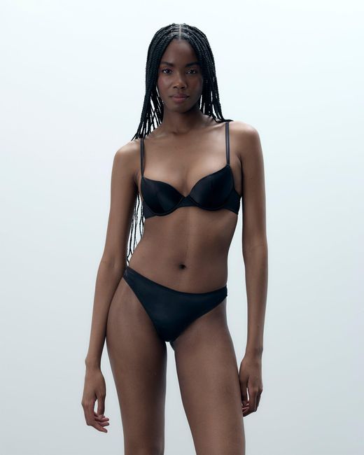 Bluebella Black Verona Satin Push Up Bra