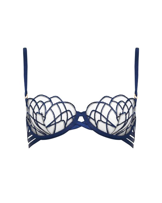 Bluebella Blue Beatrix Sheer Underwired Mesh Bra