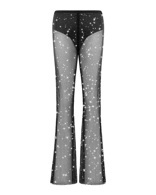 Bluebella Gray Noor Sheer Mesh Trousers