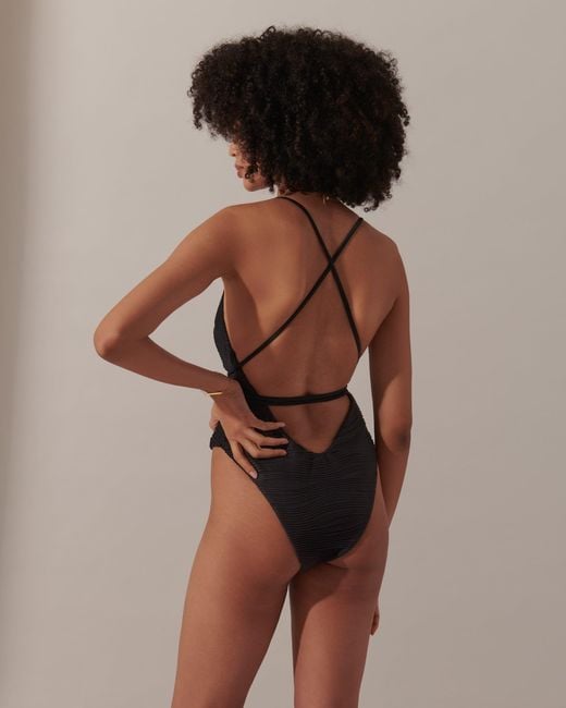 Bluebella Black Orta Multi-Way Plunge Swimsuit