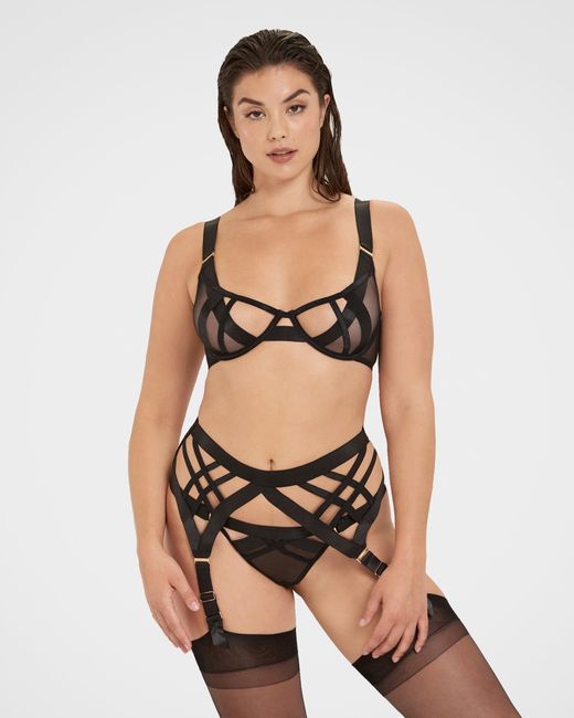 Bluebella Black Sawyer Suspender