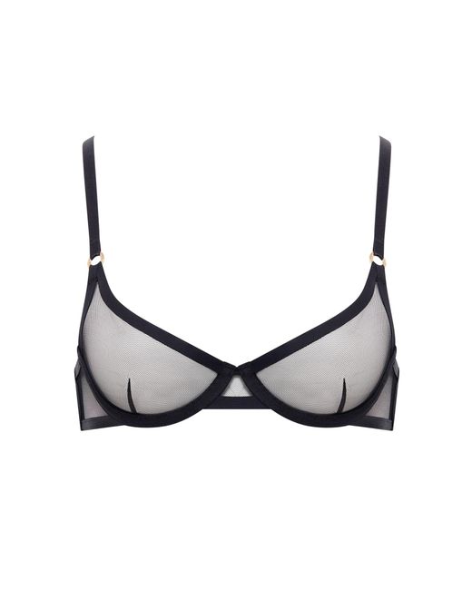 Bluebella Naomi Sheer Bra Black