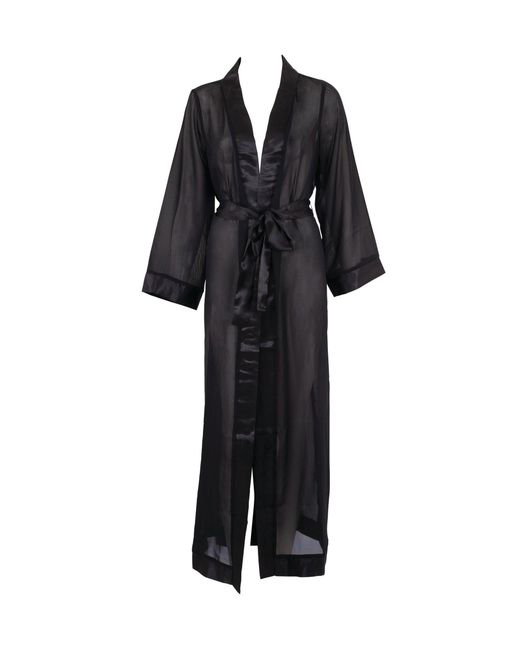 Bluebella Black Marcella Long Kimono