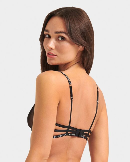 Bluebella Black Sadie Sheer Mesh Bra