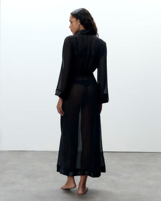 Bluebella Black Marcella Long Kimono