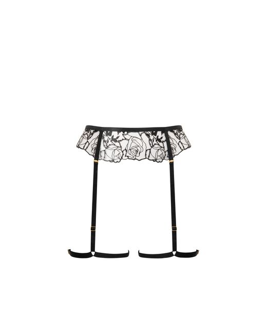 Bluebella White Rosalie Suspender Thigh Harness/Sheer